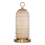 Настольная лампа с факутрным стеклянным плафоном Sonora варинант исполнения - 2 | Loft Concept в Воронеже