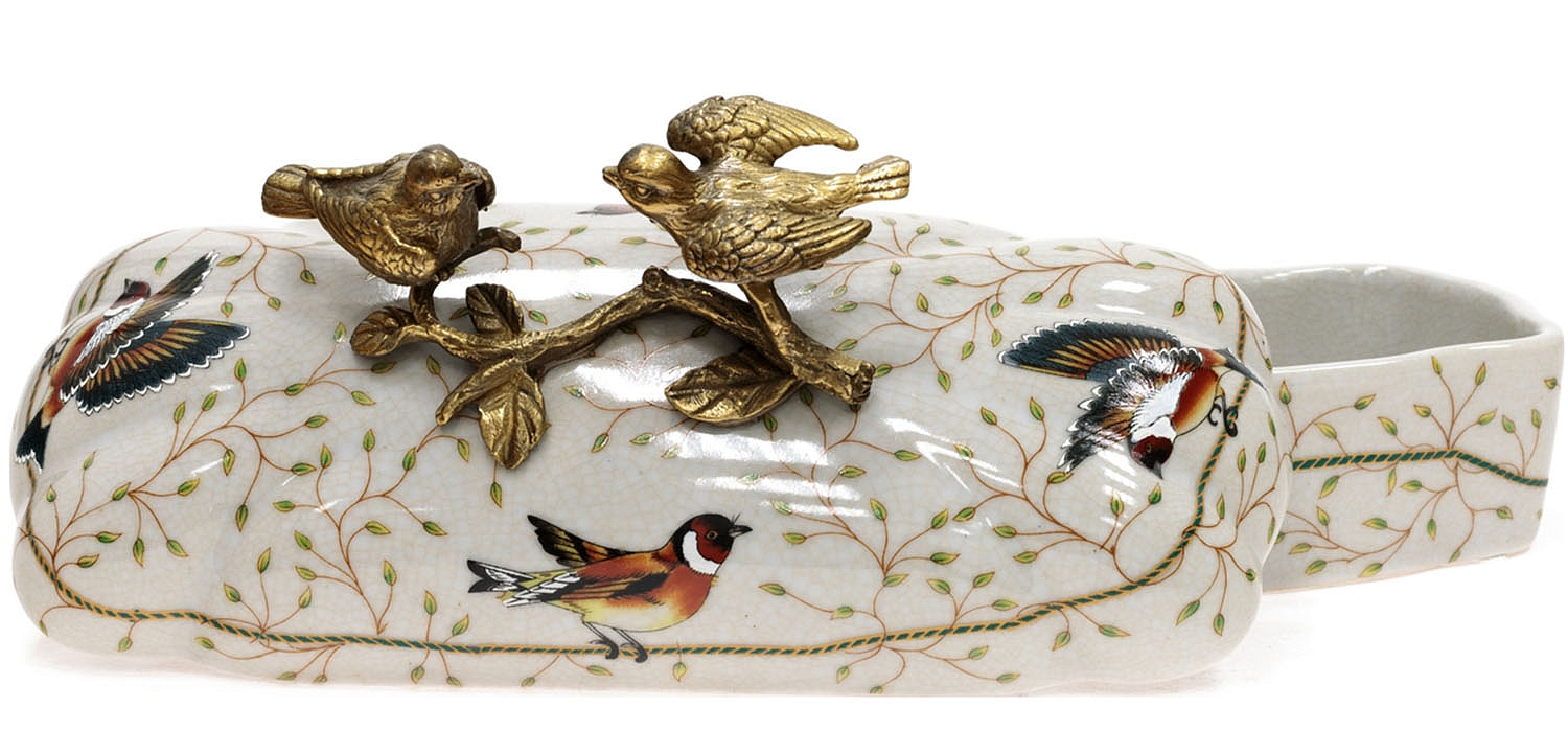 Шкатулка Bronze and Color Birds Box Шкатулка Bronze and Color Birds Box - Loft-Concept в Воронеже