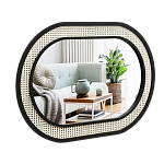 Зеркало в раме из ротанга Dewh варинант исполнения - 2 | Loft Concept в Воронеже