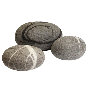 Камни - Пуфы KATSU Набор ZENSET из 3-х штук