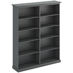 Двойной стеллаж серый Percent Rack Grey варинант исполнения - 1 | Loft Concept в Воронеже