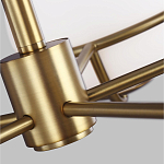 Люстра с 5-ю белыми шарообразными плафонами в сферические каркасах Feiss варинант исполнения - 3 | Loft Concept в Воронеже