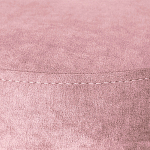 Банкетка круглая пыльно-розовый велюр на 4-х металлических ножках золотого цвета SANJAY варинант исполнения - 4 | Loft Concept в Воронеже