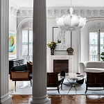 Подвесной светильник с белым фигурным абажуром и мягкими волнистыми краями Cloud Motion  варинант исполнения - 19 | Loft Concept в Воронеже