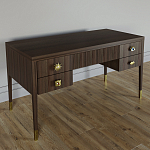 Письменный стол с 4-мя ящиками Elsa Dreams Walnut варинант исполнения - 1 | Loft Concept в Воронеже