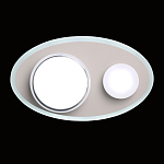 Бра овальной формы белого цвета с 2-мя лампами Lunar Pebbles варинант исполнения - 3 | Loft Concept в Воронеже