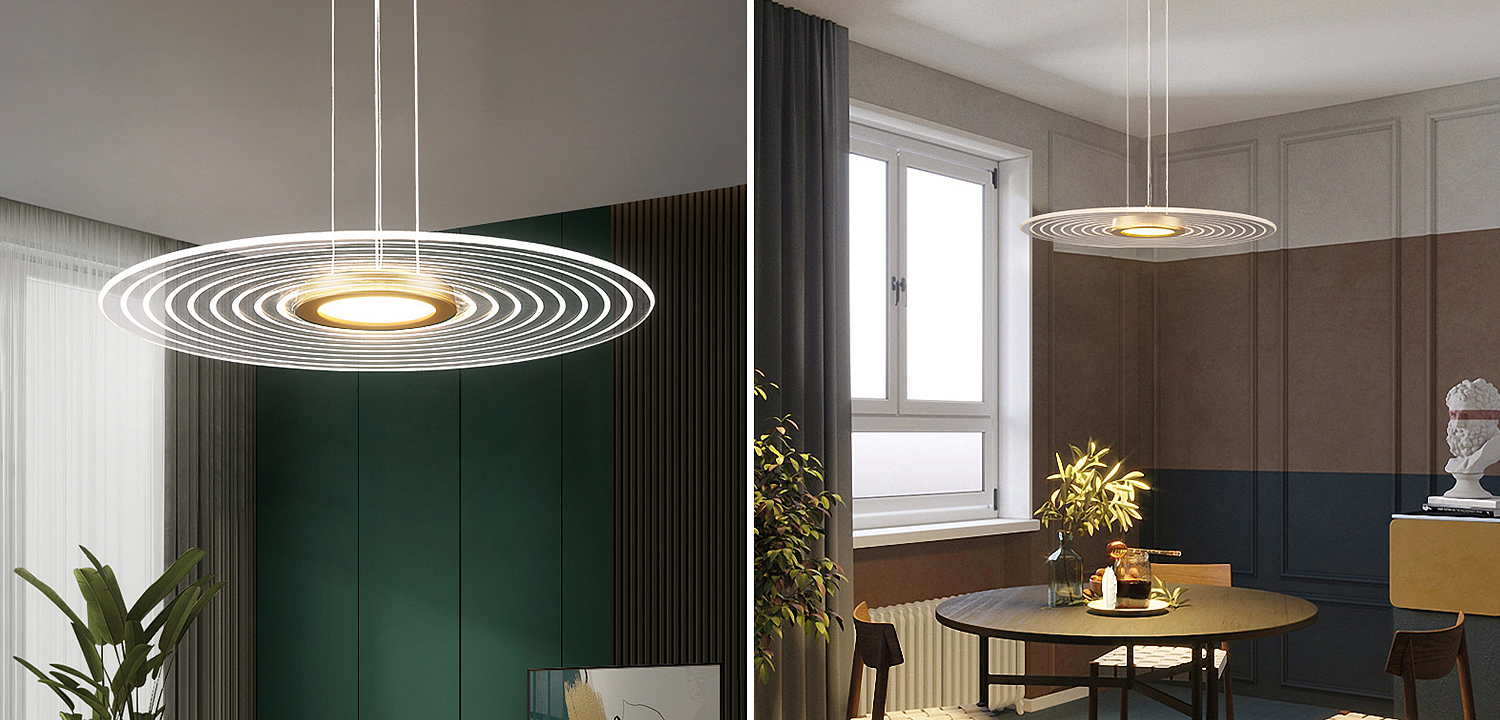 Люстра Glass Disc Chandelier Люстра Glass Disc Chandelier - Loft-Concept в Воронеже