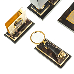 Настольный письменный набор из яшмы и долерита в подарочной упаковке Manager Organizer варинант исполнения - 7 | Loft Concept в Воронеже