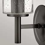 Бра с плафоном в форме цилиндра из прозрачного стекла с пузырьками Hinkley варинант исполнения - 9 | Loft Concept в Воронеже