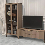 Витрина 2-х дверная с 5-ю полками и 2-мя ящиками Harper Line варинант исполнения - 3 | Loft Concept в Воронеже