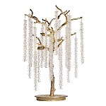 Лампа настольная со стеклянными подвесами цвет золото FAIRYTREE Light варинант исполнения - 1 | Loft Concept в Воронеже