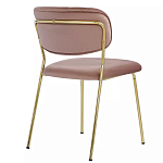 Стул Singer Chair без подлокотников Розовый Велюр варинант исполнения - 3 | Loft Concept в Воронеже