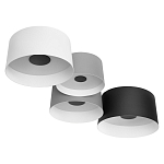 Потолочный светильник с 4-мя цилиндрическими абажурами белого серого и черного цвета Urban Dome варинант исполнения - 3 | Loft Concept в Воронеже