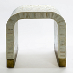 Приставной столик BONE INLAY SIDE TABLE-Cream варинант исполнения - 1 | Loft Concept в Воронеже