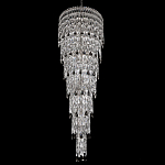 Люстра многоярусная каскадная с хрустальными подвесками Roul Crystal Light варинант исполнения - 2 | Loft Concept в Воронеже