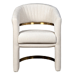 Полукресло Valbonne Chair cream velour варинант исполнения - 1 | Loft Concept в Воронеже