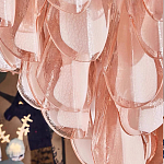 Люстра из стекляных розовых лепестков Petalled Illuminator варинант исполнения - 2 | Loft Concept в Воронеже