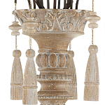 Люстра с состаренными резными элементами Big Graceful Profile варинант исполнения - 3 | Loft Concept в Воронеже