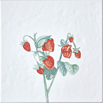 Плитка с узором Земляника варинант исполнения - 2 | Loft Concept в Воронеже