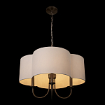 Люстра с белым текстильным абажуром Vitorino  варинант исполнения - 5 | Loft Concept в Воронеже