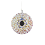 Подвесной светильник из фактурного двойного стекла Heterochromia варинант исполнения - 2 | Loft Concept в Воронеже