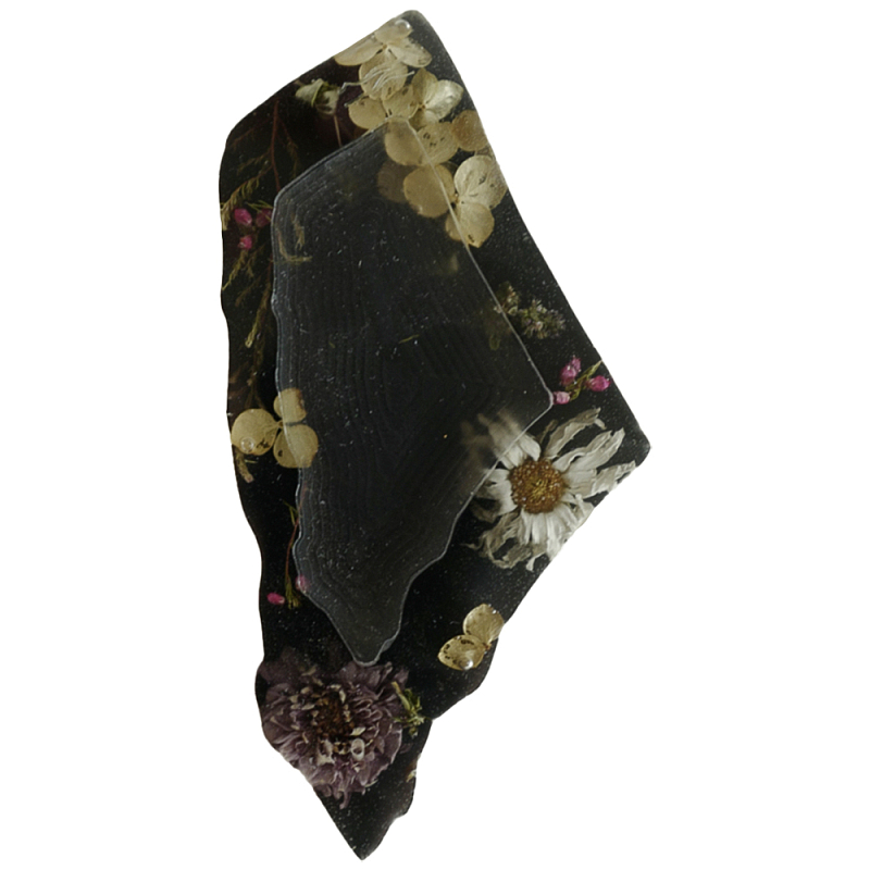 Подставка под благовония из эпоксидной смолы с цветами черная Epoxy Resin Flowers Incense Stand Black Черный Подставка под благовония из эпоксидной смолы с цветами черная Epoxy Resin Flowers Incense Stand Black Черный в Воронеже | Loft Concept