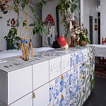 Дизайнерская кровать с системой хранения варинант исполнения - 2 | Loft Concept в Воронеже