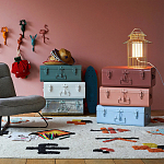 Металлический сундук Metal Chest White варинант исполнения - 5 | Loft Concept в Воронеже