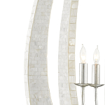 Люстра каплевидной формы покрытая перламутровой мозаикой Soft Pearl Shape варинант исполнения - 1 | Loft Concept в Воронеже