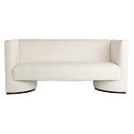 Дизайнерский Двухместный диван Florida Sofa  с элегантным деревянным декором  варинант исполнения - 2 | Loft Concept в Воронеже