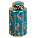 Ваза фарфоровая с крышкой Leopard Ccollection варинант исполнения - 1 | Loft Concept в Воронеже