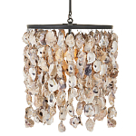 Люстра овальная с подвесками из устричных раковин Sea Ravens варинант исполнения - 2 | Loft Concept в Воронеже