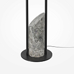 Напольный торшер светодионый черный Lumen Duo варинант исполнения - 4 | Loft Concept в Воронеже