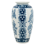 Ваза с синим цветочным орнаментом Blue & White Ornament  варинант исполнения - 2 | Loft Concept в Воронеже