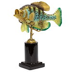 Статуэтка из фарфора в форме рыбы SEA Porcelain and Bronze варинант исполнения - 2 | Loft Concept в Воронеже