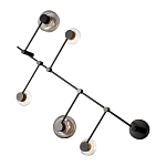 Бра с 5-ю плафонами разного диаметра и цвета Polyhedron варинант исполнения - 1 | Loft Concept в Воронеже