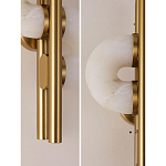 Бра  с фигурным мраморным рассеивателем Spiral of Warm Light варинант исполнения - 5 | Loft Concept в Воронеже