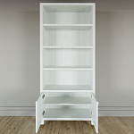 Книжный Стеллаж Elsa Dreams White с задней стенкой варинант исполнения - 4 | Loft Concept в Воронеже