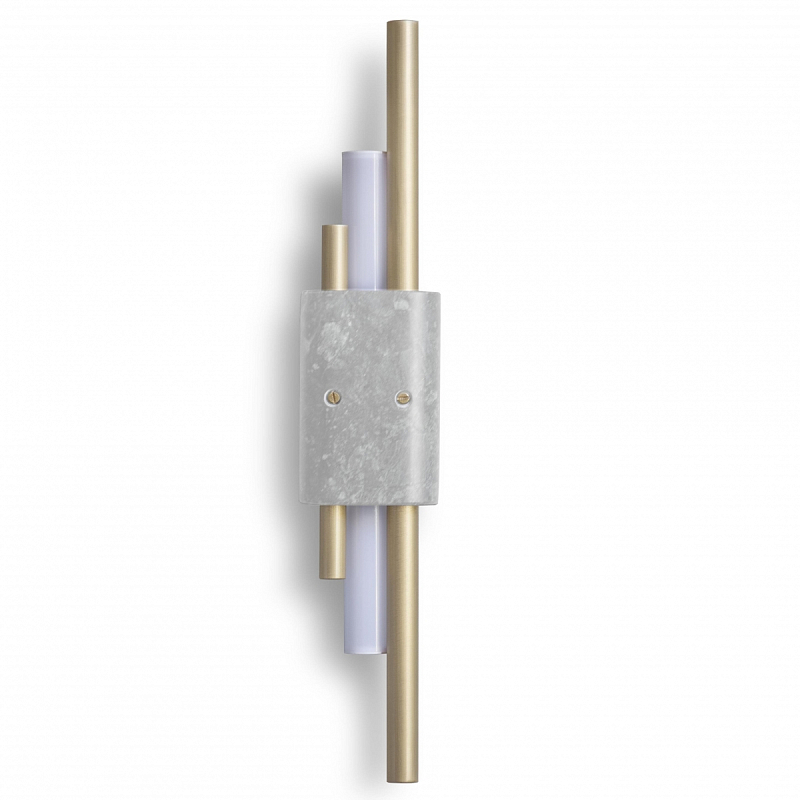 Бра Bert Frank TANTO SMALL WALL LIGHT Латунь Серый Белое матовое стекло Бра Bert Frank TANTO SMALL WALL LIGHT Латунь Серый Белое матовое стекло в Воронеже | Loft Concept