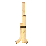 Торшер геометрический с тремя мраморными плафонами Marble Tripod варинант исполнения - 2 | Loft Concept в Воронеже