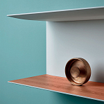 Дизайнерская подвесная полка Gio Ponti D.355.1 - D.355.2 Hanging Bookcase варинант исполнения - 2 | Loft Concept в Воронеже