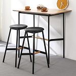 Черный барный стул Knopper варинант исполнения - 7 | Loft Concept в Воронеже