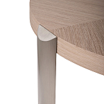 Столик журнальный с низкой круглой столешницей Wood Grain варинант исполнения - 4 | Loft Concept в Воронеже