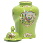 Фарфоровая ваза с крышкой Eden Garden варинант исполнения - 2 | Loft Concept в Воронеже