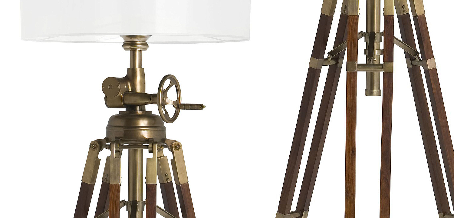 Торшер Eichholtz Floor Lamp Royal Marine Cream Торшер Eichholtz Floor Lamp Royal Marine Cream - Loft-Concept в Воронеже