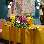 Декоративная статуэтка Yayoi Kusama Flowers that Bloom at Midnight Red варинант исполнения - 4 | Loft Concept в Воронеже