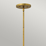 Подвесной светильник с матовым стеклянным коническим плафоном в современном стиле Hinkley варинант исполнения - 6 | Loft Concept в Воронеже