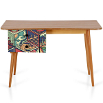 Письменный стол с принтом на ящиках Elise Desk варинант исполнения - 9 | Loft Concept в Воронеже