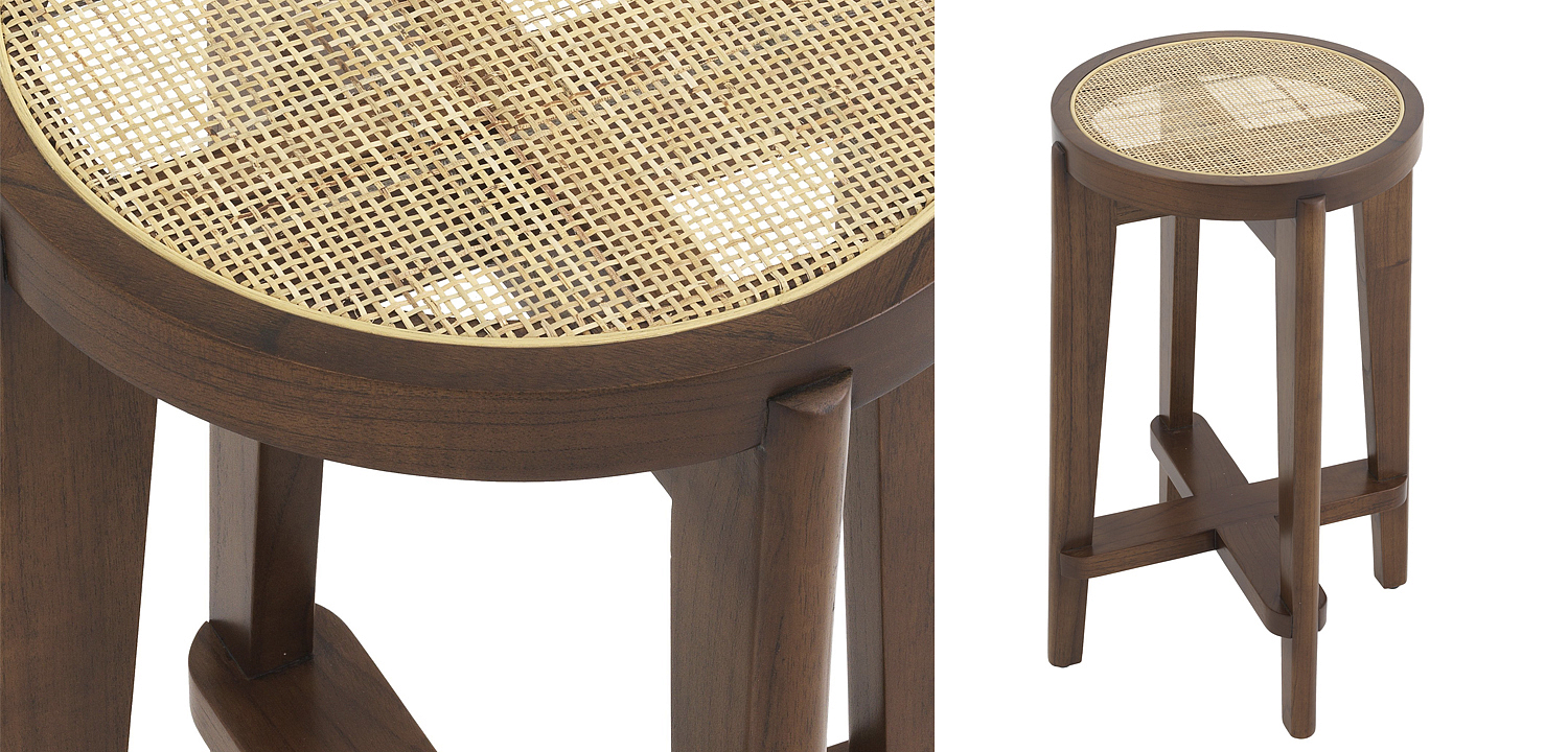 Полубарный стул Eichholtz Counter Stool Dareau brown Полубарный стул Eichholtz Counter Stool Dareau brown - Loft-Concept в Воронеже