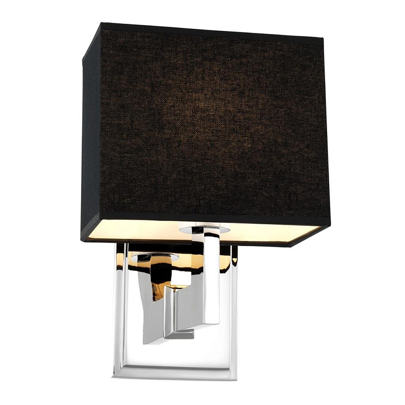 Бра Eichholtz Wall Lamp Balthazar Никель Черный Бра Eichholtz Wall Lamp Balthazar Никель Черный в Воронеже | Loft Concept